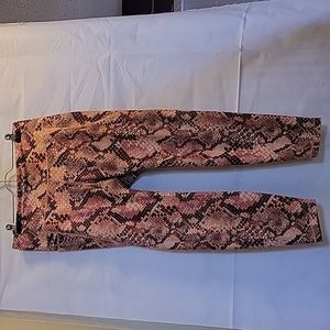 Old Navy Elevate Faux Snake Skin Leggings